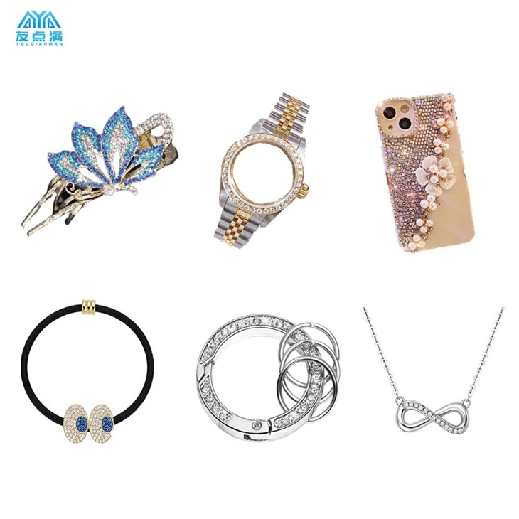 Rhinestone setting machine with ccd display